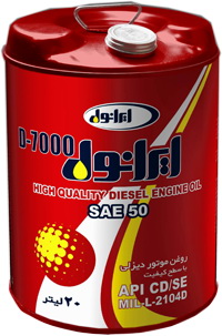 روغن موتور ایرانی  ایرانول D-7000 گالن 20 لیتری38164